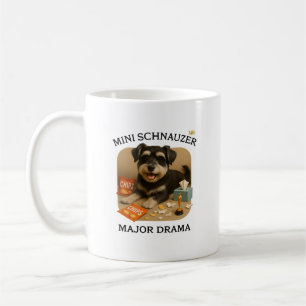 Taza De Café Amantes de perros Mini Schnauzer 