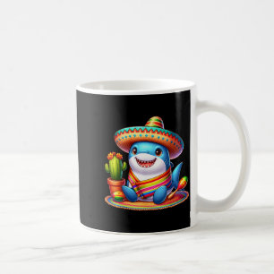 Taza De Café Amantes de tiburones cinco de mayo sombrero maraca