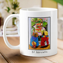 Taza De Café Amantes del arte del gato del personalizado de tex