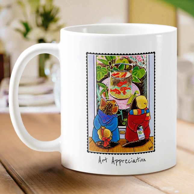 Taza De Café Amantes del arte del gato del personalizado de tex (Subido por el creador)