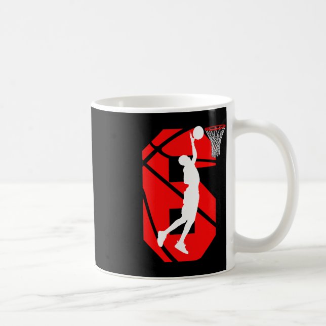 Taza De Café Amantes del Básquetbol de niños de 6 años (Derecha)