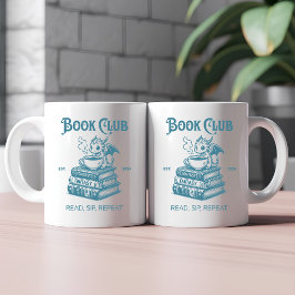 Taza De Café Amantes del "Book Club Fantasy Dragon"