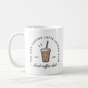 Taza De Café Amantes del café con leche estéticos del club