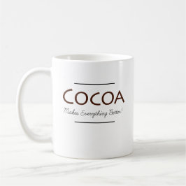Taza De Café Amantes del chocolate al cacao