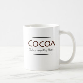 Taza De Café Amantes del chocolate al cacao