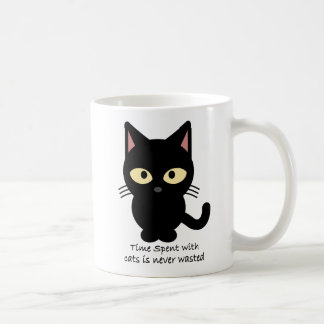 Taza De Café Amantes del gato. El tiempo pasado con los gatos