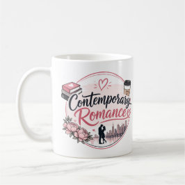 Taza De Café Amantes del Género de Romance Contemporáneo