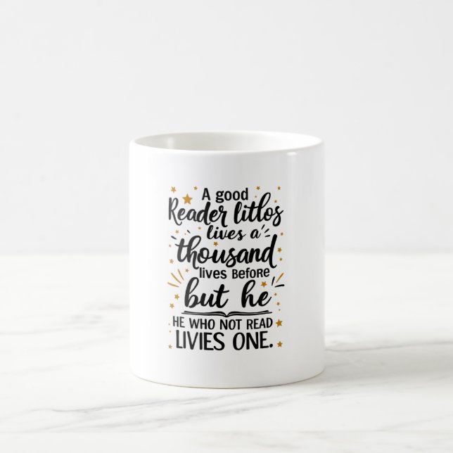 Taza De Café Amantes del Libro (Centro)