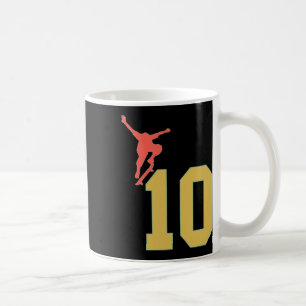 Taza De Café Amantes del monopatín en su décimo cumpleaños Pati