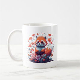 Taza De Café Amantes del Panda Rojo