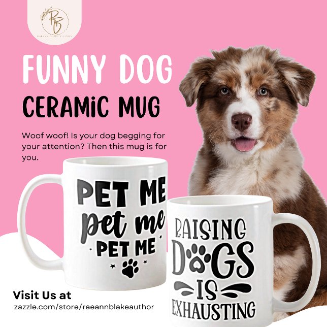 Taza De Café Amantes del perro 'Mascota me' cerámica (Subido por el creador)