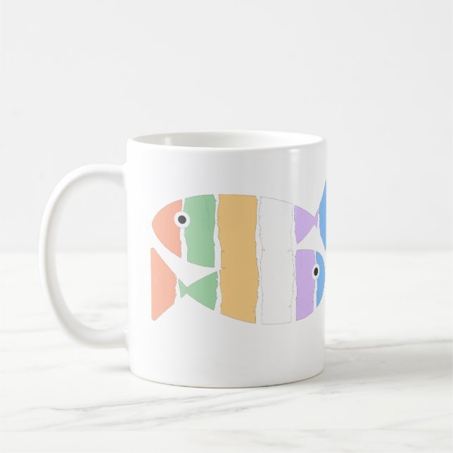 Taza De Café Amantes del pescado y regalo de pescadores (Izquierda)