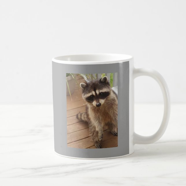 Taza De Café Amantes del Racoon (Derecha)