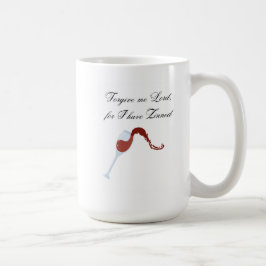 Taza De Café Amantes del vino y el café a la izquierda Mug