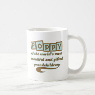 Taza De Café Amapola de nietos dotados