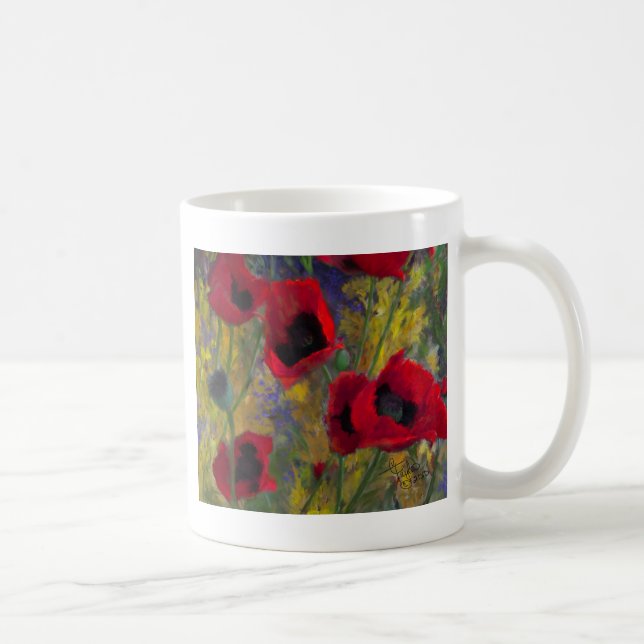 Taza De Café Amapolas de Alicias (Derecha)