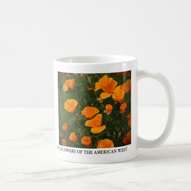 Taza De Café Amapolas de California (Derecha)