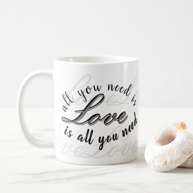 Taza De Café Amar (Con donut)