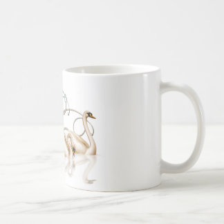 Taza De Café Amar a Coffee Mug con dos Swans
