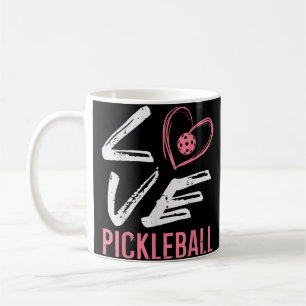 Taza De Café Amar a las mujeres Chicas de la pelota de cardíaca