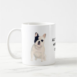 Taza De Café Amar a los Bulldoges franceses Cute Caricatura Per