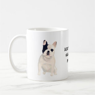 Taza De Café Amar a los Bulldoges franceses Cute Caricatura Per