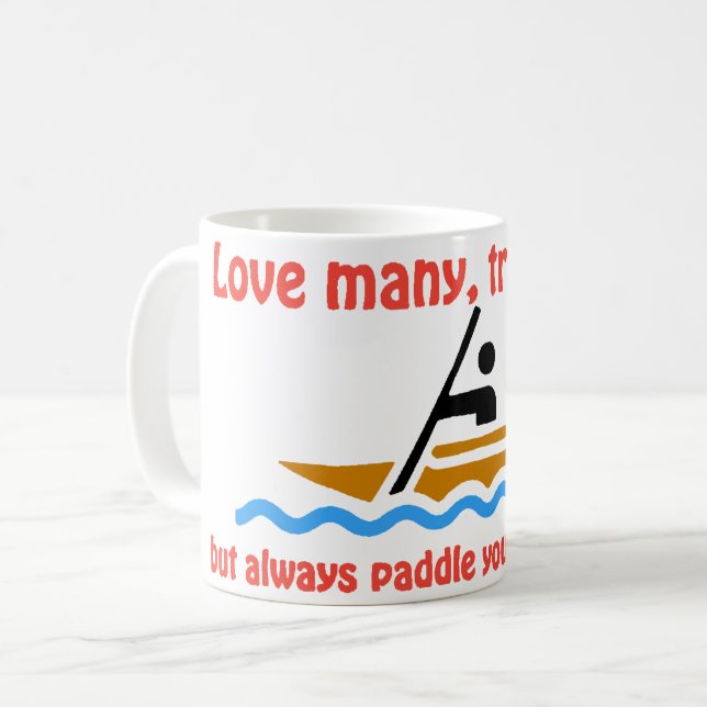 Taza De Café Amar a muchos, confiar en unos pocos, pero siempre (Anverso izquierdo)