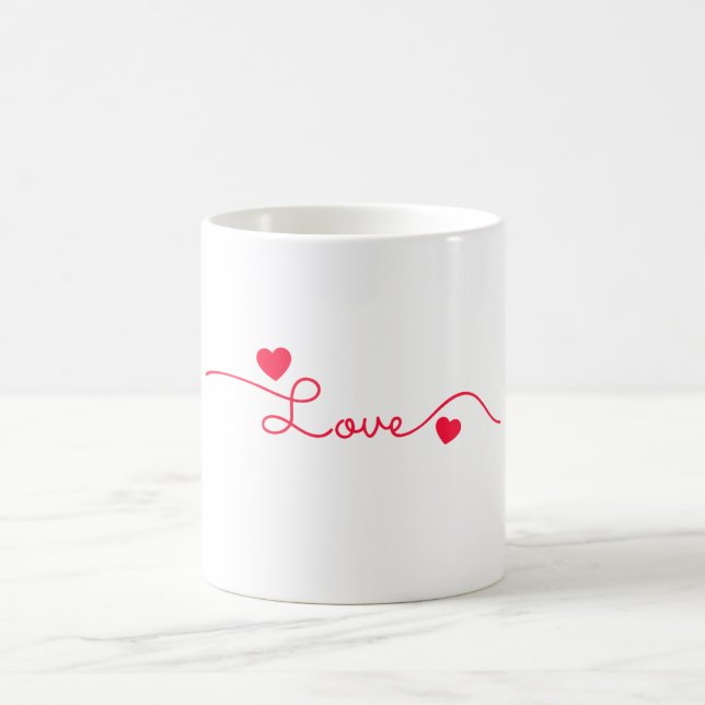 Taza De Café amar a Valentine (Centro)