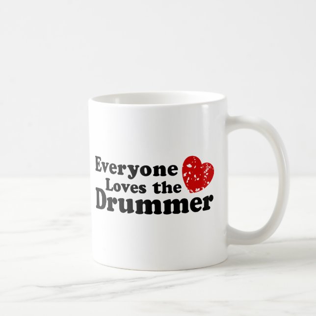 Taza De Café Amar al baterista (Derecha)