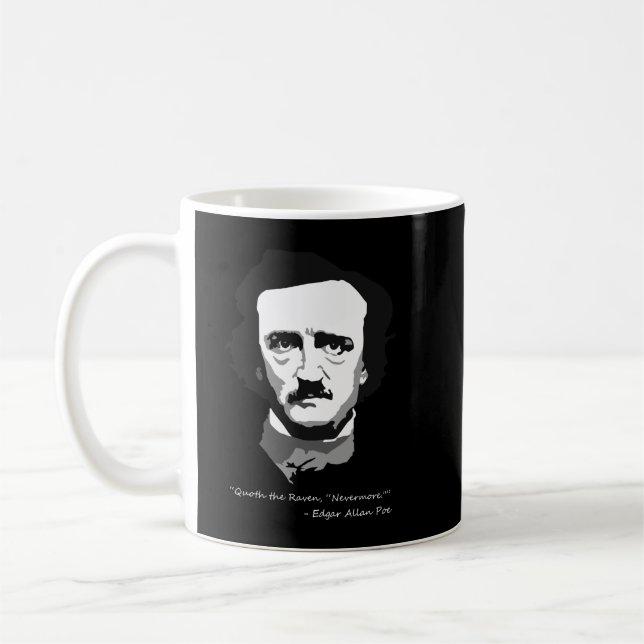 Taza De Café Amar al criminal Edgar Detective Allan Poe (Izquierda)