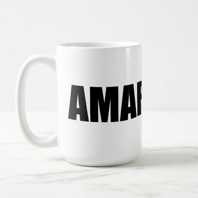 Taza De Café Amar amor en español (Izquierda)