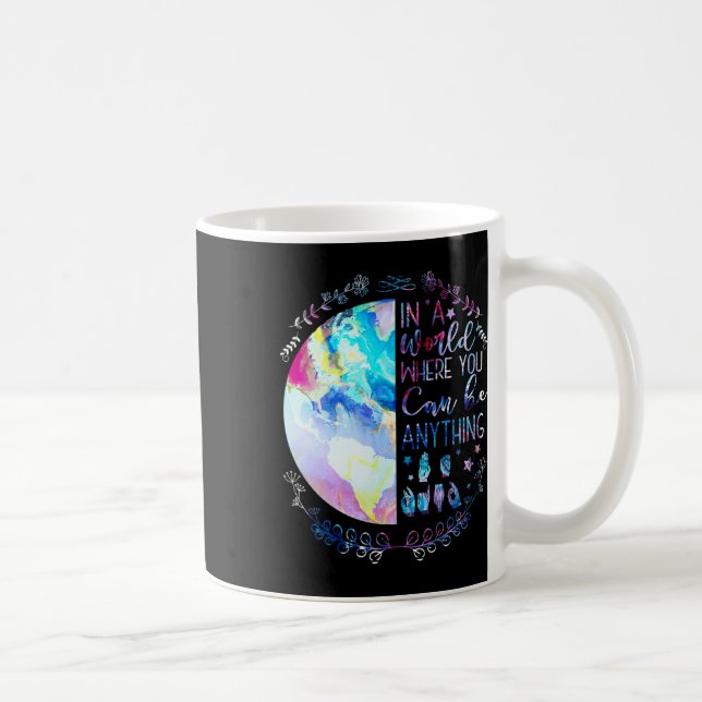 Taza De Café Amar el alfabeto del idioma Rótulo americano sordo (Derecha)