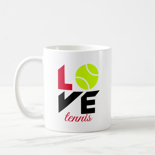 Taza De Café Amar el tenis (Izquierda)