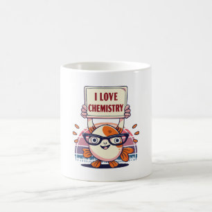Taza De Café Amar Guppies y Química