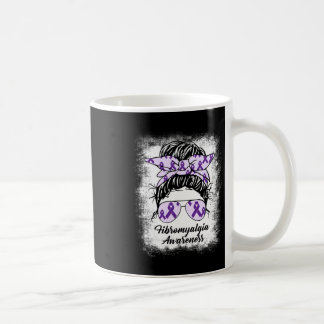 Taza De Café Amar La Fibromialgia Conciencia Desordenada Chica 