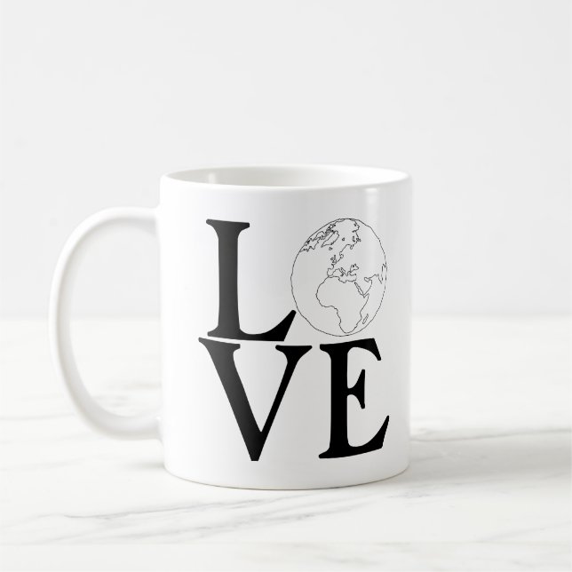 Taza De Café ¡Amar la Tierra! (Izquierda)