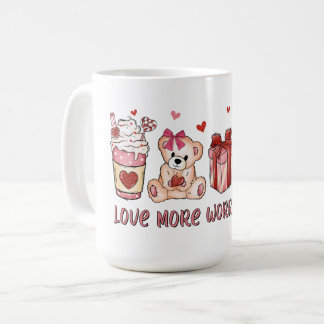 Taza De Café Amar más preocupación menos