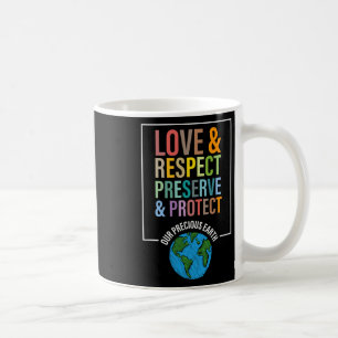 Taza De Café Amar Respeto Preservar Proteger Nuestra Preciosa T
