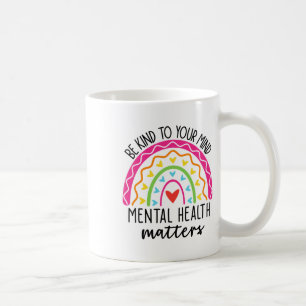Taza De Café Amar Su Mente Leopardo Arcoiris Salud Mental Pr