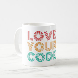 TAZA DE CAFÉ AMAR TU CÓDIGO - NERD DE PROGRAMACIÓN