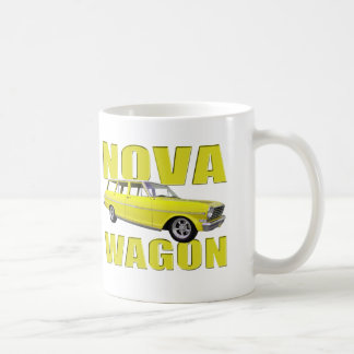 Taza De Café amarillo chevy 1963 del carro II de la Nova