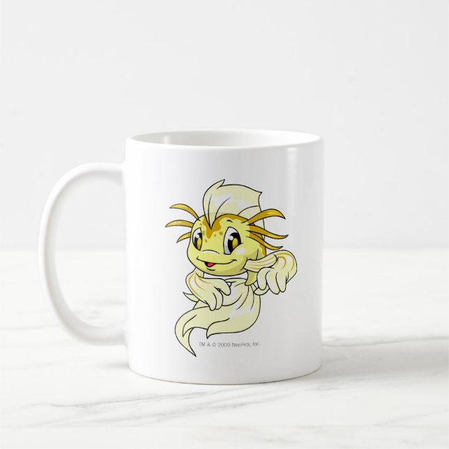 Taza De Café Amarillo de Koi (Izquierda)