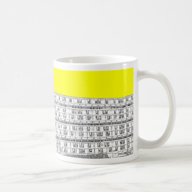 Taza De Café Amarillo de la colina del parque (Derecha)