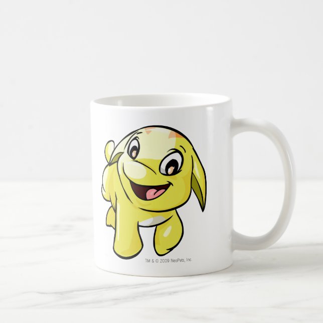 Taza De Café Amarillo de Poogle (Derecha)
