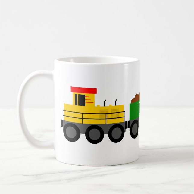 Taza De Café Amarillo del tren (Izquierda)