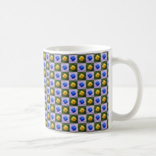 Taza De Café amarillo o azul