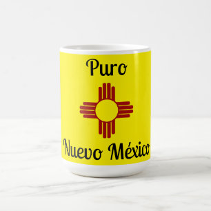 Taza De Café Amarillo Zia Sun Puro Nuevo México