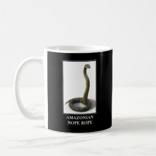 Taza De Café Amazonia Nope Rope - Peligro de serpiente Anaconda