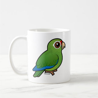 Taza De Café Amazonía puertorriqueña de Birdorable Loro Persona