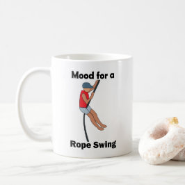 Taza De Café Ambiente de Columpio de Cuerda Buenas Vibraciones